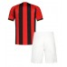 Camisa de Futebol OGC Nice Equipamento Principal Infantil 2024-25 Manga Curta (+ Calças curtas)